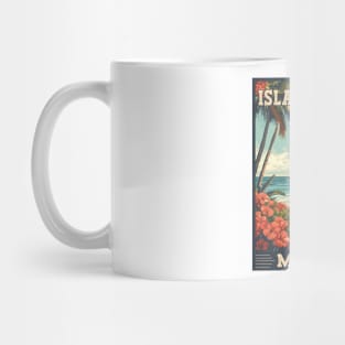 Isla Mujeres Mexico Tropical Paradise Travel Art Mug